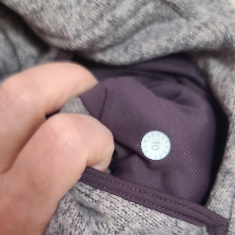 Lululemon Fleece & Thank You Size 10 - Picture 5 of 8